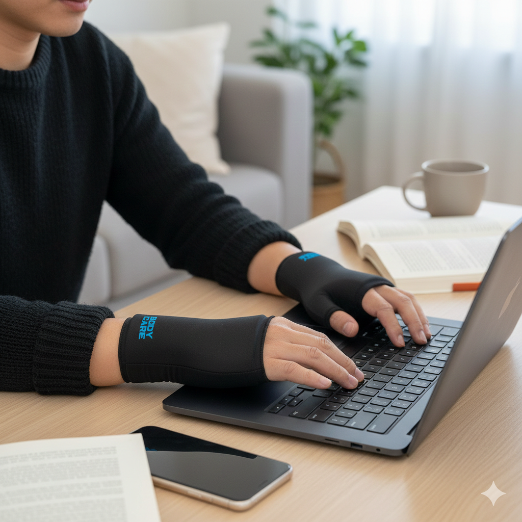 Muñequera Palmar Frío Calor con Gel – Alivio de Dolor y Articulaciones