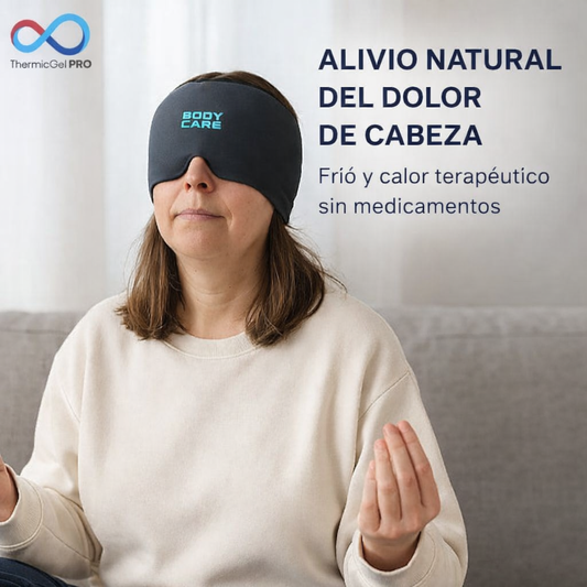 Casco Frío/Calor para Alivio del Dolor de Cabeza y Tensión