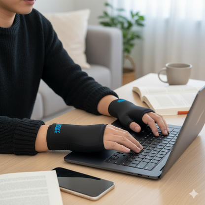 Muñequera Palmar Frío Calor con Gel – Alivio de Dolor y Articulaciones