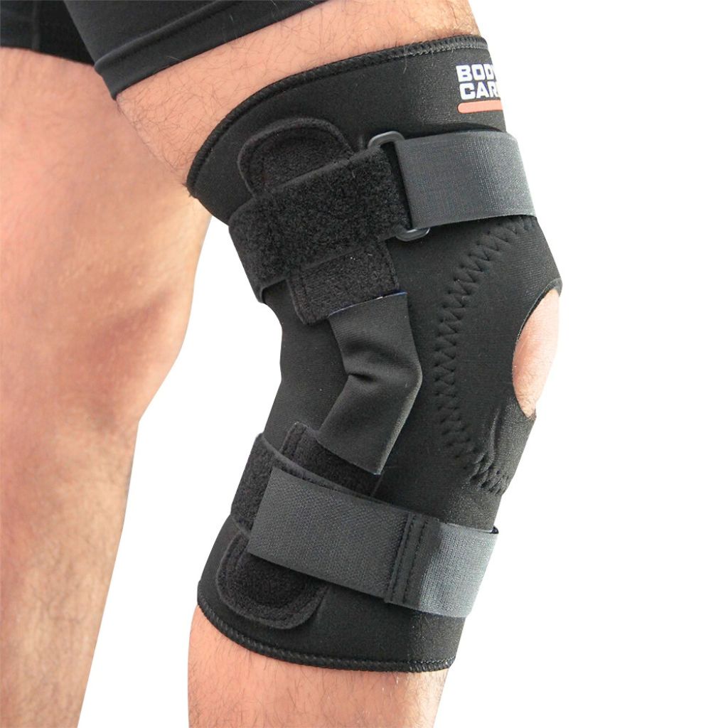 Rodillera Articulada con Velcro Black Line