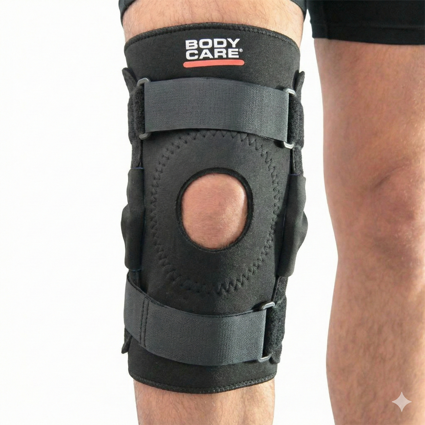 Rodillera Articulada con Velcro Black Line