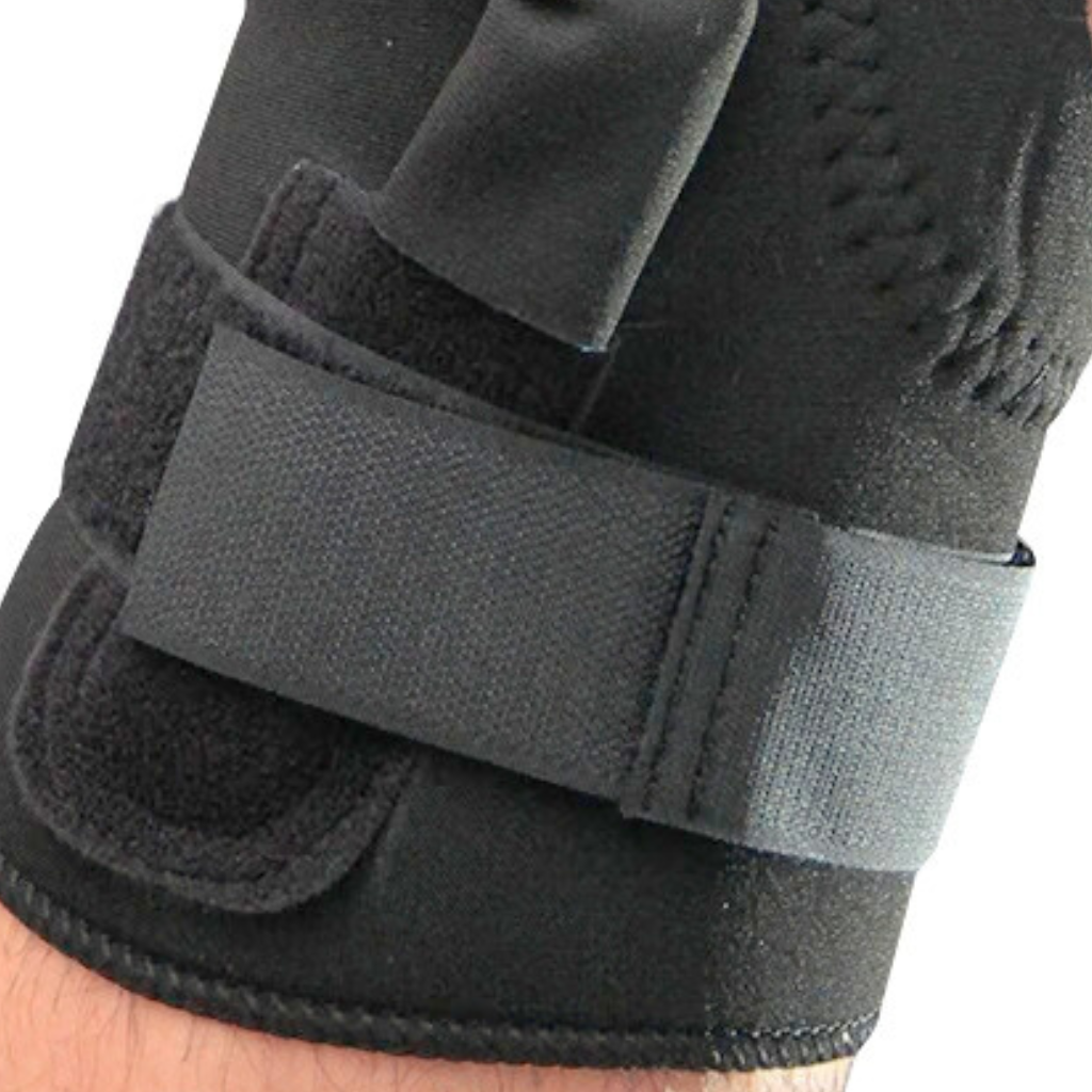 Rodillera Articulada con Velcro Black Line