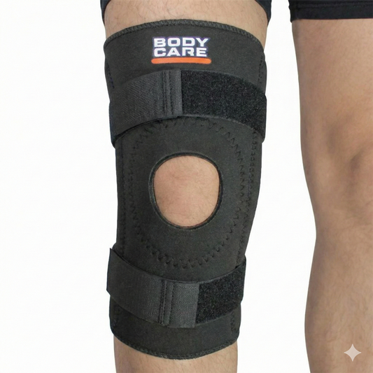 Rodillera Ballenada con Velcro Black Line